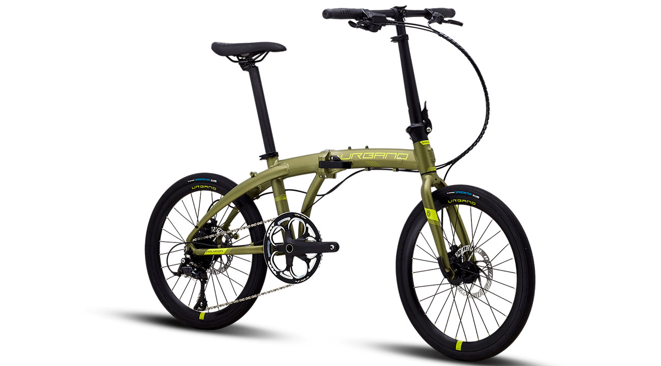 Фотография Велосипед Polygon URBANO 5 20" (2022) 2022 Зеленый